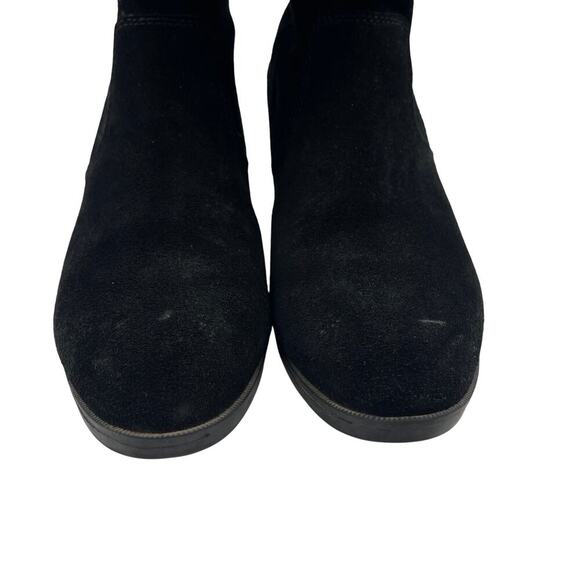 Cougar Carla Tall Suede Boots Black Winter Weatherproof Slouchy Size 8 - Picture 5 of 8